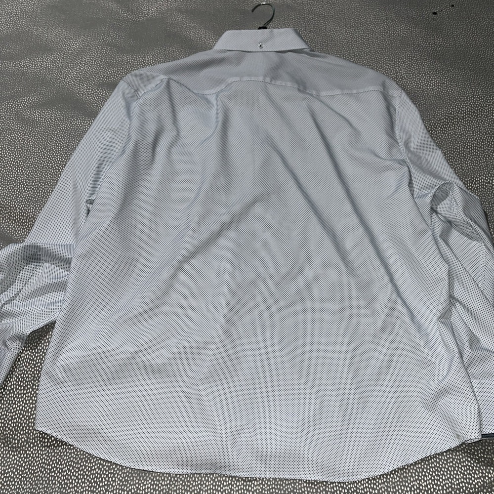 Con.Struct MOSAIC GEO PERFORMANCE DRESS SHIRT 4 Way Stretch Wrinkle Free 2XL - Picture 9 of 10
